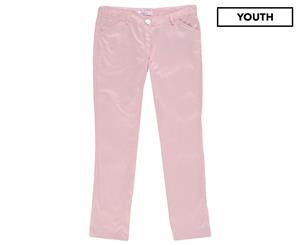 Miss LuL Girls' Casual Pants - Pink