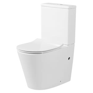 Mondella Concerto WELS 4 Star 3.4L/min Back To Wall Rimless Toilet Suite