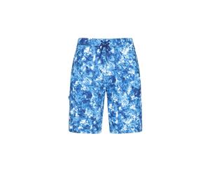 Mountain Warehouse Mens Durable 100% Polyester Ocean Printed Boardshorts - Blue