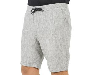 Mr Simple Men's Tanner Linen Shorts - Pinstripe
