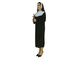 Nun Costume Adult Women's Outfit Dress Religious Sister