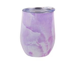 Oasis 330ml Insulated Stainless Steel Wine Tumbler - Lilac Marble