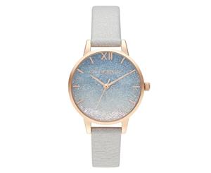 Olivia Burton Under The Sea White Shimmer Leather Ladies Watch - OB16US26