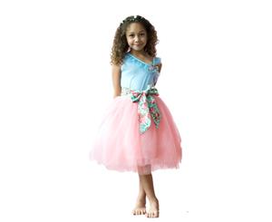 Oobi Girls' Mila Pink and Blue Dress