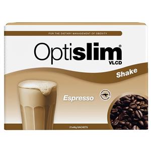 Optislim VLCD Meal Replacement Shake Coffee 21x40g Sachets