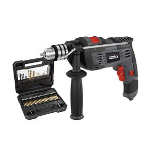 Ozito 1010W Hammer Drill Kit With 51 Accessories