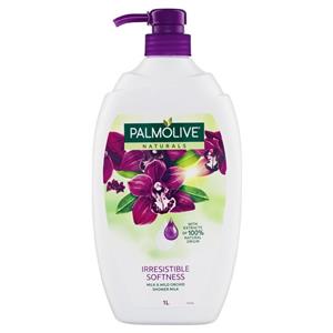 Palmolive Naturals Irresistible Softness Milk & Wild Orchid Shower Milk 1L
