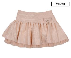 Patrizia Pepe Girls' Bow Skirt - Pink