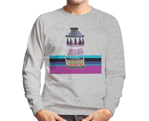 Pepsi 1940s Can Glitch Men's Sweatshirt - Heather Grey