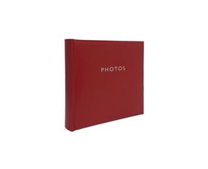 Photo Album Slip In Glamour Red - 200 x 4x6" (10x15cm) Photo Capacity - Twin Pack (2 Albums)