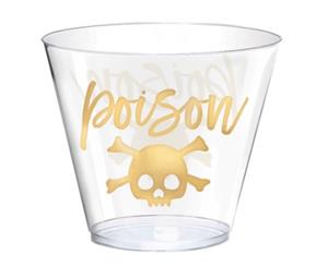 Poison Plastic Hot Stamped Tumbler Cups Pack of 30