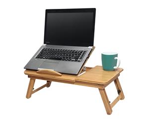 Portable Foldable Deluxe Bamboo Laptop PC Table Bed Tray Read Workstation Dinner