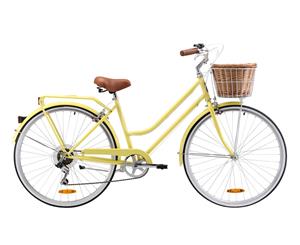 Reid Classic PLUS Vintage Bike Ladies Bikes Retro BICYCLE Shimano 7 - Speed - Lemon
