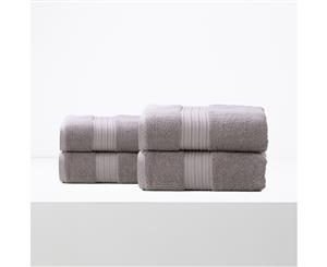 Renee Taylor Brentwood 650 GSM Quick Dry 4 Pack Bath Sheet Whisper