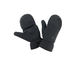 Result Unisex Winter Essentials Palmgrip Glove-Mitt (Black) - BC3059