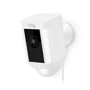 Ring White Wired Spotlight Cam