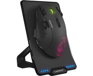 Roccat Leadr Wireless Multi-Button RGB Gaming Mouse with Charging Dock & Top-up Cable ROC-11-852-AS