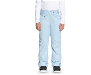 Roxy Girls Backyard PT Waterproof Skiing Snow Pants Trousers - Powder Blue