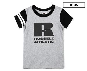 Russell Athletic Girls' Eagle R T-Shirt - Ash Marle
