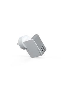 SWISS MOBILITY 2 PORT USB WALL CHARGER 2.4 AMP
