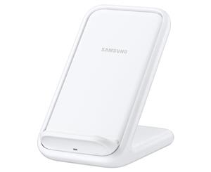 Samsung Qi Fast Charge 15W Standing Wireless Charger Stand - WHITE