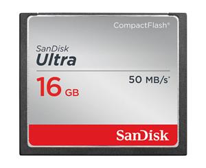SanDisk 16GB Ultra CompactFlash Memory Card 50Mb/s