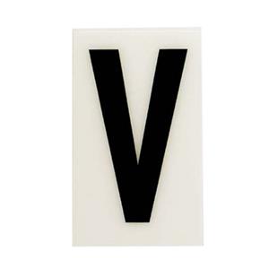 Sandleford 60 x 35mm White Self Adhesive Letter V
