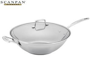 Scanpan 36cm Stainless Steel Impact Covered Wok w/ Lid