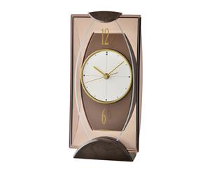 Seiko QXG103B Mantel Clock - Brown