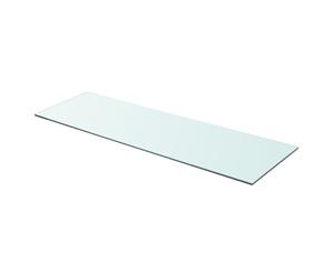 Shelf Panel Glass Clear 90x30cm Wall Display Bracket Ledge Plate Sheet