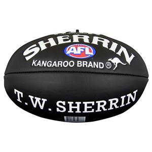 Sherrin Super Soft Touch Junior Australian Rules Ball Black 8in