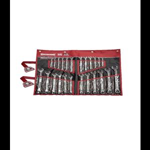 Sidchrome 24 Piece Metric / AF 440 Pro Series Ring And Open End Spanner Set