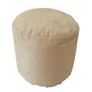 Smart Home Products Taupe Monaco Fabric Ottoman