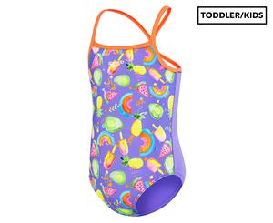 Speedo Toddler/Girls' Twinback One Piece Swimsuit - Fruity Party