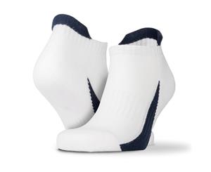 Spiro Unisex Adults Sports Trainer Socks (Pack Of 3) (White) - PC3497