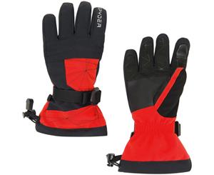 Spyder OVERWEB Gore-Tex Boy's Ski Gloves - red - Red