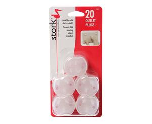 Stork Safety Outlet Plugs 20pk