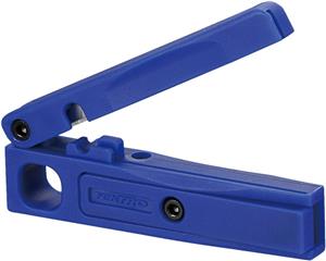 Tektro Hydraulic Brake Hose Cutter and Barb Press Tool Blue