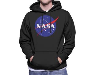 The NASA Classic Insignia Men's Hooded Sweatshirt - Black
