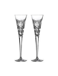 Times Square 2020 Goodwill Clear Flute Pair