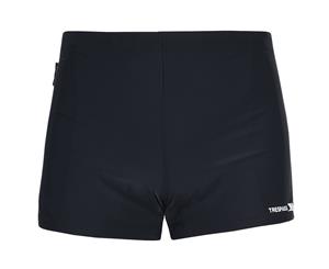 Trespass Mens Exerted Contrast Panel Swim Shorts (Black) - TP2198