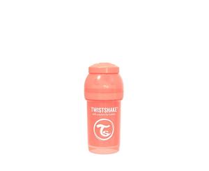 Twistshake Anti-Colic Baby Feeding Milk Bottle 180ml Pastel Peach