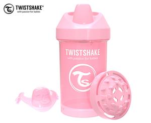 Twistshake Crawler Cup 300mL Baby Bottle - Pastel Pink