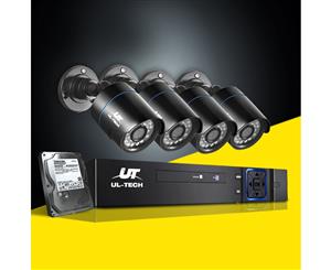 UL-tech CCTV Camera Security System 1080P IP 4CH DVR Outdoor HD Night Vision 1TB
