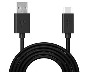 USB Type C Data Charger Charging Sync Data Cable - White (1 Metre)