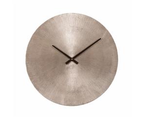 VERONA Large 60cm Round Wall Clock - Antique Nickel