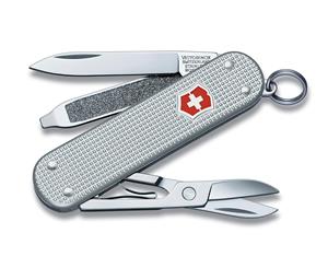 Victorinox Classic Swiss Army Knife - Silver Alox
