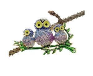 Vintage Owl Brooches Pin