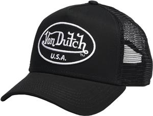 Von Dutch Men's 51 Trucker Snapback Baseball Cap Black