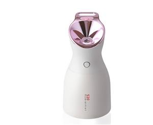 WIWU Portable 3 in 1 Face Sprayer Deep Hydrating Face Steaming Device Humidification-Pink